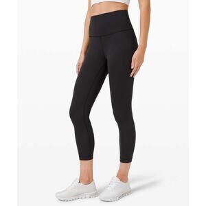 Lululemon Wunder Train High-Rise Crop “23 Black - Size: 6